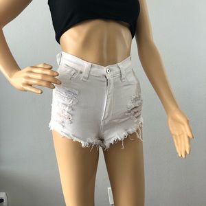 High waisted shorts